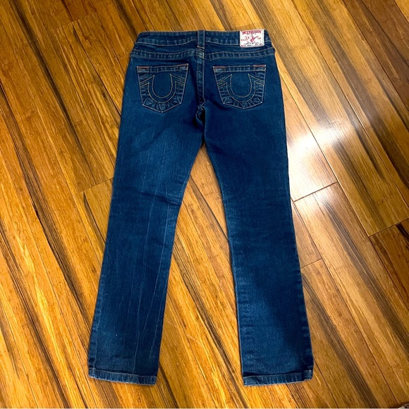 True Religion Johnny Dark Wash sz 25 - Picture 1 of 9